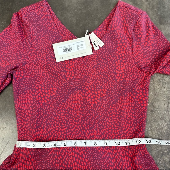 NWT Pact Organic Cotton Bland 3/4 Sleeve Modest Midi Length Party Dress - Picture 5 of 10